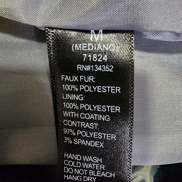 3/$25 Ambiance Sherpa Colorblock Quarter Zip Mock Turtleneck Pullover - Medium - Picture 5 of 7